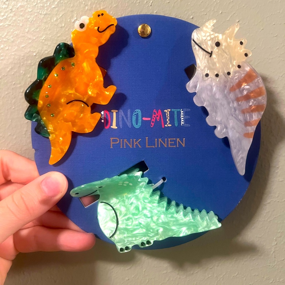 Dinosaur Hair Clips